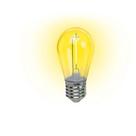4 Un Lâmpada De Filamento Foxlux E-27 1w 127v Amarelo