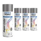 4 Un Tinta Spray Grafite 350ml 250g Alta Fixacao Tekbond