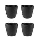 4 un Vaso plantas colmeia decorativo flor G Preto