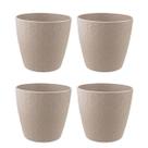 4 un Vaso plantas colmeia decorativo flores G CINZA