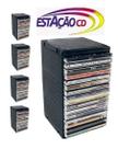 4 unid Porta Cd - Rack Newness Capacidade 16 Cds