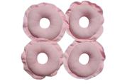 4 unidades de rosquinhas protetoras seios machucados - amamentação sem dor