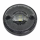 4 X Lanterna Lateral Carreta Caminhão Trailer Reboque 3led 65mm Cristal