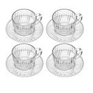 4 Xícaras de Chá Wolff Império de Cristal 220ml 4 Xícaras de Chá Wolff Império de Cristal 220ml