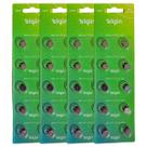 40 Baterias Pilha Elgin LR41 AG3 LR736 1,5V Alcalina 4 Cartela Blister com 10 Unidades Original