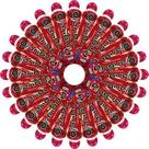 40 Canetas Carimbo Pinguelô De 80ml Marcador De Bingo - Vermelho
