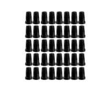 40 Capa De Porca Belga Preta Black Roda Caminhao 16 18 19 21 22 24mm Baixa