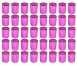 40 Capa de Porca Boliviana Cromada Rosa Metalizada 32/33mm