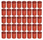40 Capa De Porca Boliviana Vermelha Cromada Roda 32/33mm