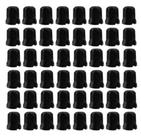 40 Capa De Porca Cromada Sextavada Preta Black 32/33mm