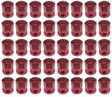 40 Capa de Porca Sextavada Vermelha Cromo Metalizada 27mm