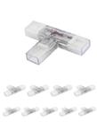 40 emenda t para fita led 2pinos
