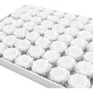 40 Forminhas Para Doces Decoração Pétala Festa Cor Branco 40 Forminhas Para Doces Decoração Pétala Festa Cor Branco