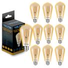 40 Lâmpada Filamento Led Retrô Vintage Volter St64 2w E27 40 Lâmpada Filamento Led Retrô Vintage Volter St64 2w E27