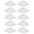 40 Luminárias Led De Embutir Redonda 3000k Ledvance 7021286