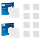 40 Luminárias Led Embutir 34W 4000k Philips Bivolt Ip20 62cm