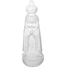 40 Nossa Senhora Fátima Baby em Gesso Cru