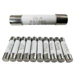 40 pçs fusivel ceramico para forno microondas 20amperes - grande