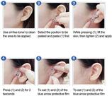 40 PCS Lifting Facial Máscara Invisível Levantamento de Cara