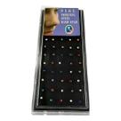40 Piercing De Nariz Fino Com Pedra De Strass