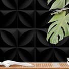 40 Placas PVC 3d Revestimento de Parede Decorativa Petalas Alto relevo Preto Quarto Sala Cozinha 25cm x 25cm 40 Placas PVC 3d Revestimento de Parede Decorativa Petalas Alto relevo Preto Quarto Sala Cozinha 25cm x 25cm