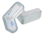 40 Protetor Quina Canto Móveis Cantoneira Silicone Bebê