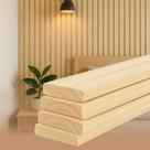 40 Ripas de Madeira Pinus 4x1x85cm Repac Madeiras