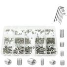400 parafuso sem cabeça chave allen m2,5 m3 m4 m5 m6 m8 inox
