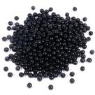 400 unidades Miçangas de madeira pretas Cadikez, contas redondas grandes de 16 mm