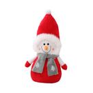 40cm macio pelúcia dos desenhos animados papai noel 3d boneca presente bonito recheado pelúcia pelúcia