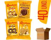40un Biscoitos Amanteigados Em Sachê Sortidos Bauducco 11g 40un Biscoitos Amanteigados Em Sachê Sortidos Bauducco 11g
