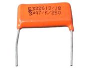 40x Capacitor Poliester 470k/250v = 470nf/250v 23mm Siemens