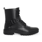 4201LC-Bota Masculina Robusta em couro forrada conforto e estilo