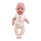 43cm Bebê Reborn 18 Polegadas Boneca Pijamas Meias Bolsa Acessórios Fofos Roupas De Boneca Da Nossa