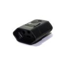 44 Plugue Fêmea 10a Cores Preto Branco Grande 44pc Tramontin