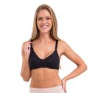 4401 Soutien Amamentacao Cotton e Lycra Cor:PretoTamanho:40