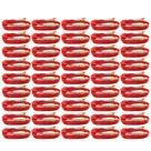 45x Cabo RCA Som Automotivo Prime Plug Metal Banhado a Ouro Vermelho Diâmetro 1m Svart Tech One