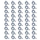 45x Cabos RCA Injetado 5m Azul/Prata Diâmetro 4mm 2 Entradas Macho 2 Saídas Macho Svart/Tech One