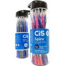 48 Canetas Spiro CiS Garrafa Sortida + Garrafa Azul e Preta