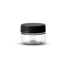 48un Pote Multiuso Plástico 100ml com Tampa Preta G1510 Galvanotek