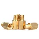 48x Espaçador Suporte Placa Mãe Stand Off Cobre Parafuso Gabiente PC M3x6mm