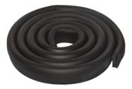4m Protetor Quina Borda Em U P/ Mesa Vidro Rolo Protege Bebe - Preto