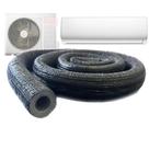 4mt Tubo Esponjoso Isolante Blindado Branco ou Preto 1/2 ou 1/4 ou 3/8