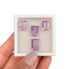 4ø Ametista Baguete Retangular 18,09ct