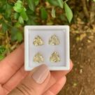 4ø Berilo Amarelo Trillion 8,77ct