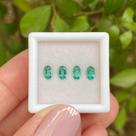 4ø Esmeralda Oval 5x3mm 0,77ct