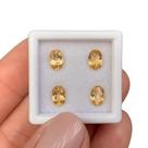 4ø Topázio Imperial Amarelo Oval 2,90ct