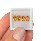 4ø Topázio Imperial Laranja Oval 3,59ct