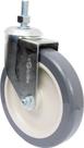 (4pçs) Rodizio Girat. Espiga Roscada 6pol. R612 Bp Pvc Anti Risco 85kg Por Roda