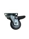 (4pçs) Rodizio Girat Placa Roda 210 2pol. BP PVC Trava 120kg